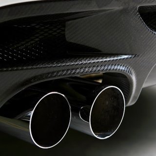 white car on black background